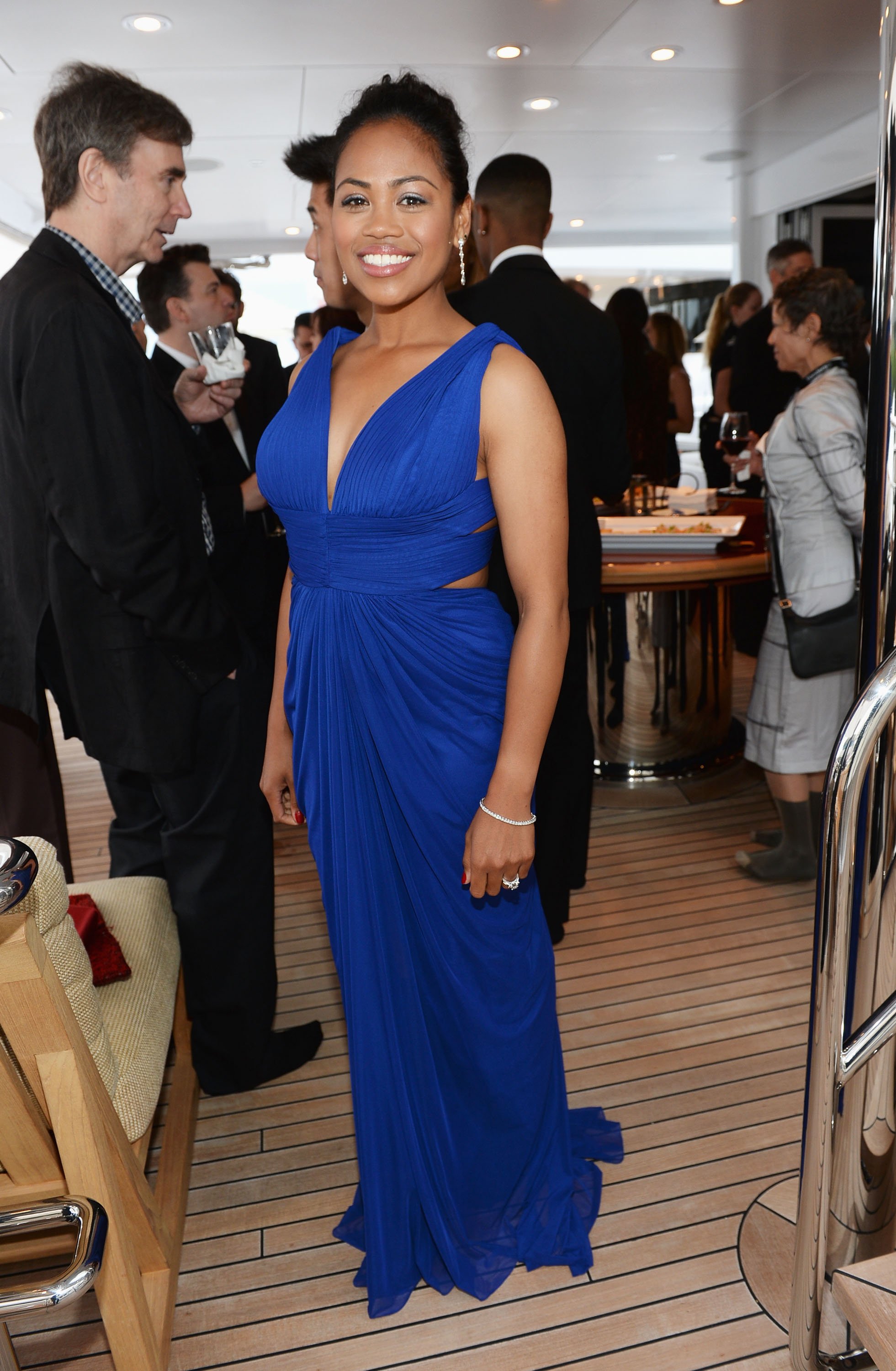 Zinzi Evans attends the Fruitvale Station Cannes screening dinner at Harle Yacht on May 16, 2013, in Cannes, France. | Source: Getty Images