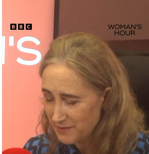 Sophie Kinsella as seen during the interview dated October 8, 2024. | Source: Instagram/bbcwomanshour