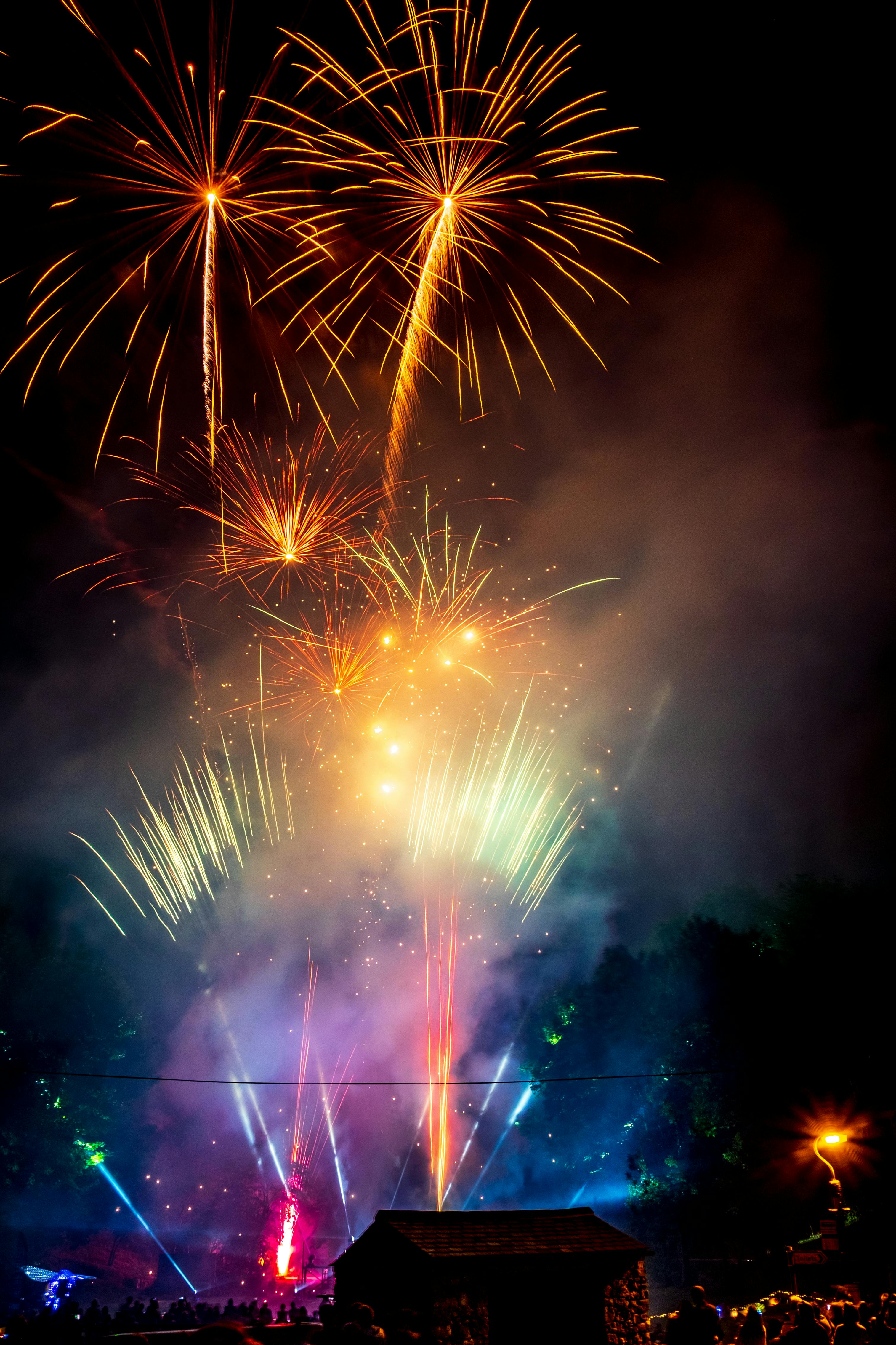 Fireworks exploding in the yard | Source: Pexels