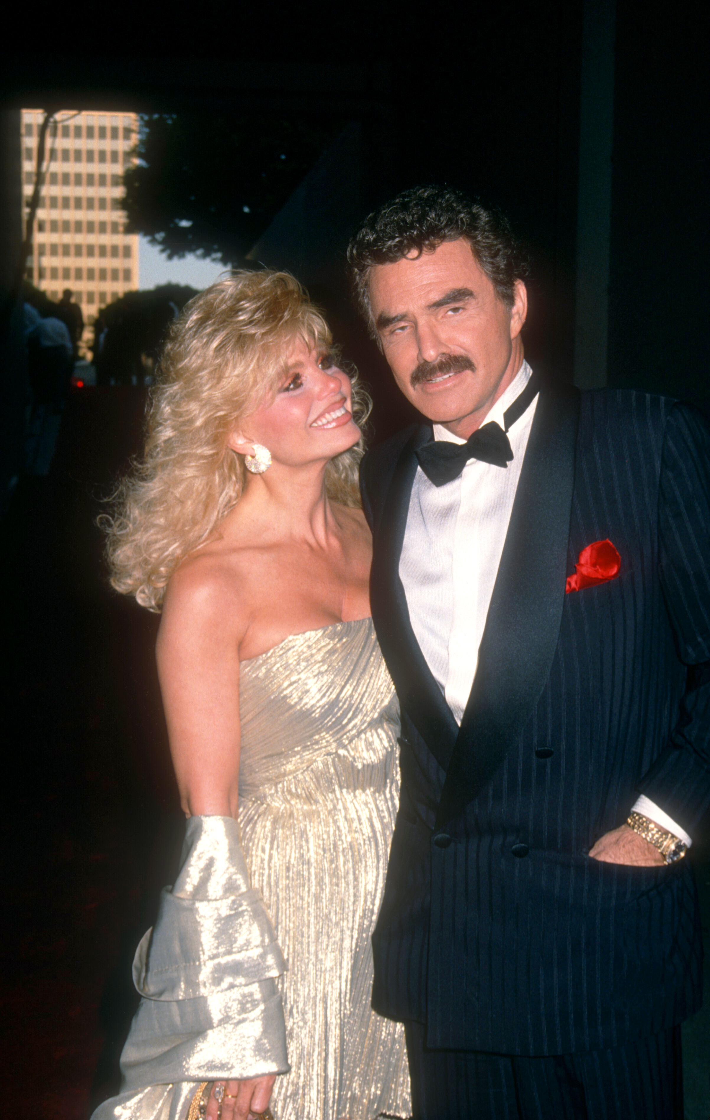 Loni Anderson and Burt Reynolds in California in 1992 | Source: Getty Images