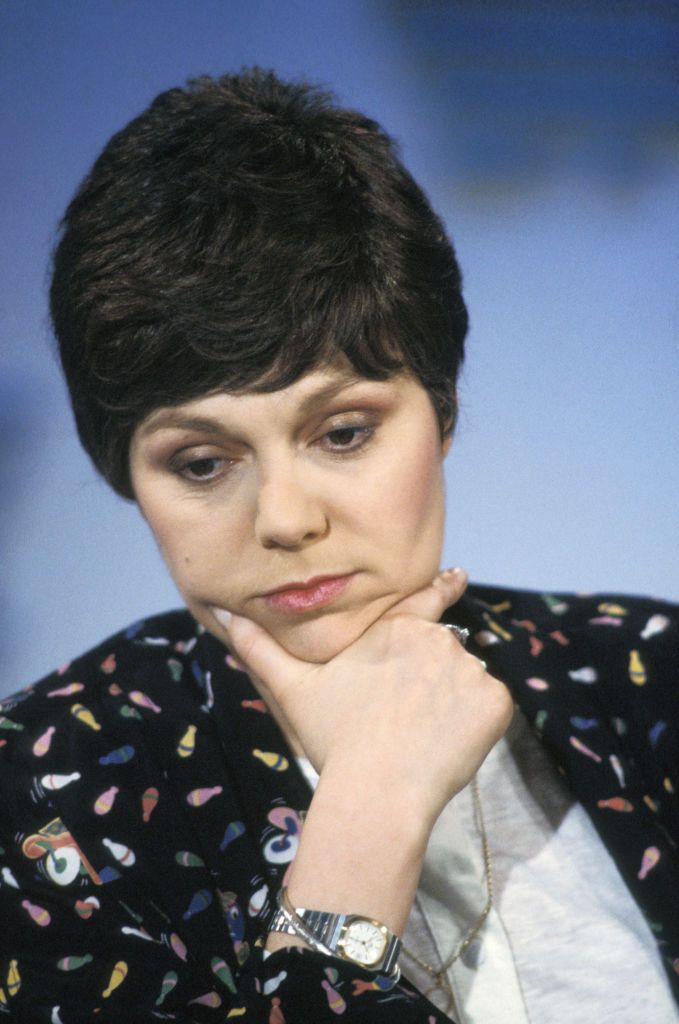 Marie-Laure Augry le 25 mars 1986 à Paris. l Source : Getty Images