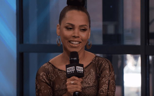 Amirah Vann discussing her WGN America Show, "Underground," on BUILD Series. | Photo: YouTube/BUILD Series