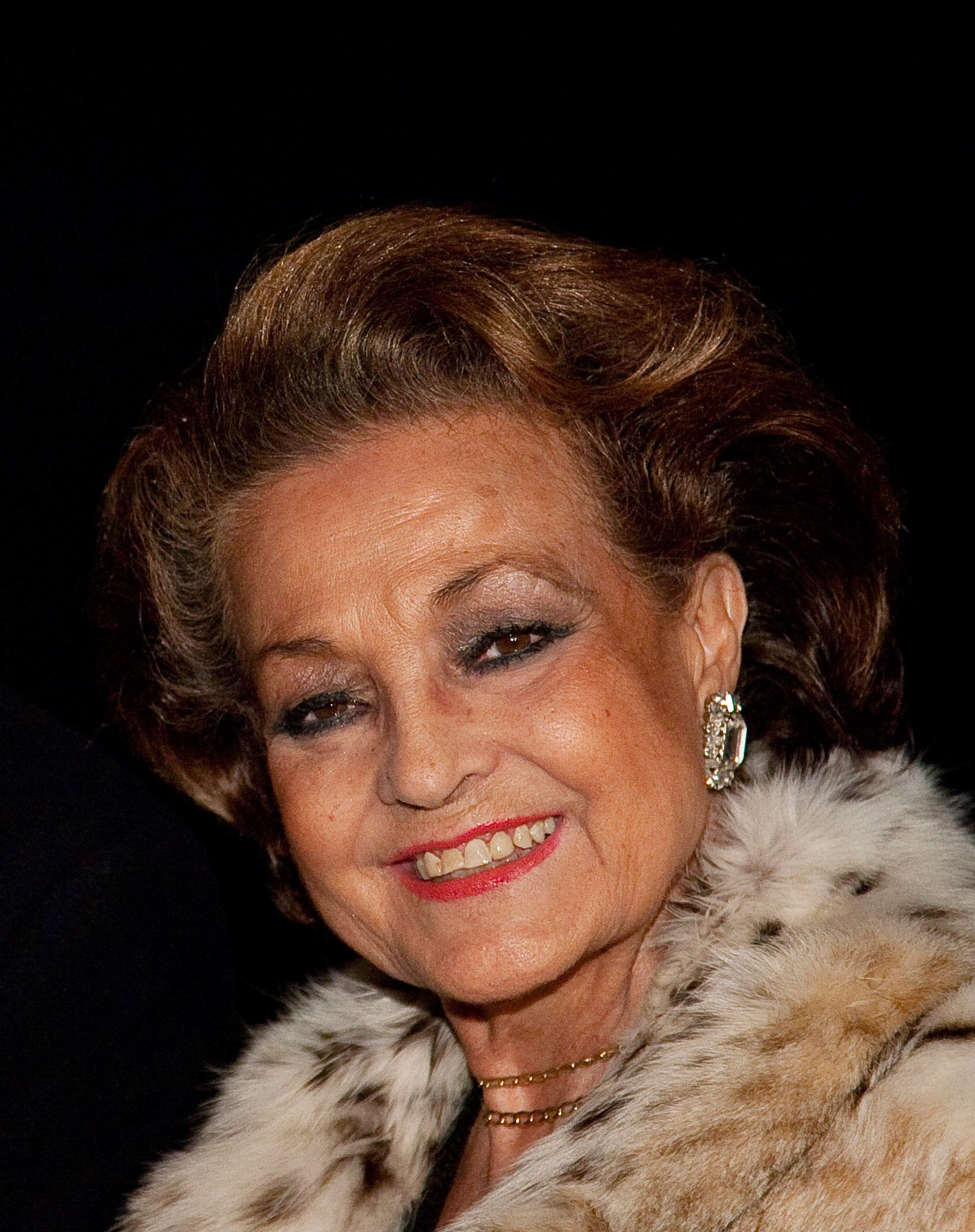 Carmen Sevilla en la Cibeles Fashion Week 2010. || Fuente: Getty Images