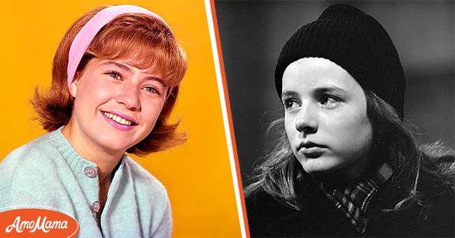 Patty Duke on "The Patty Duke Show" [left]. Patty Duke as Kathy in "One Red Rose for Christmas" taken on October 30, 1959 [right]. | Source: Getty Images