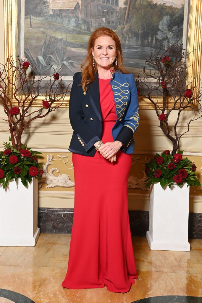 Sarah Ferguson at the Red Cross Charity Event during the 16th Rome Film Fest 2021 on October 20, 2021, in Rome | Photo: Getty Images