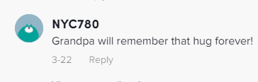 A heartwarming comment on the viral Tiktok video | Photo: tiktok.com/erica_mf_lusher