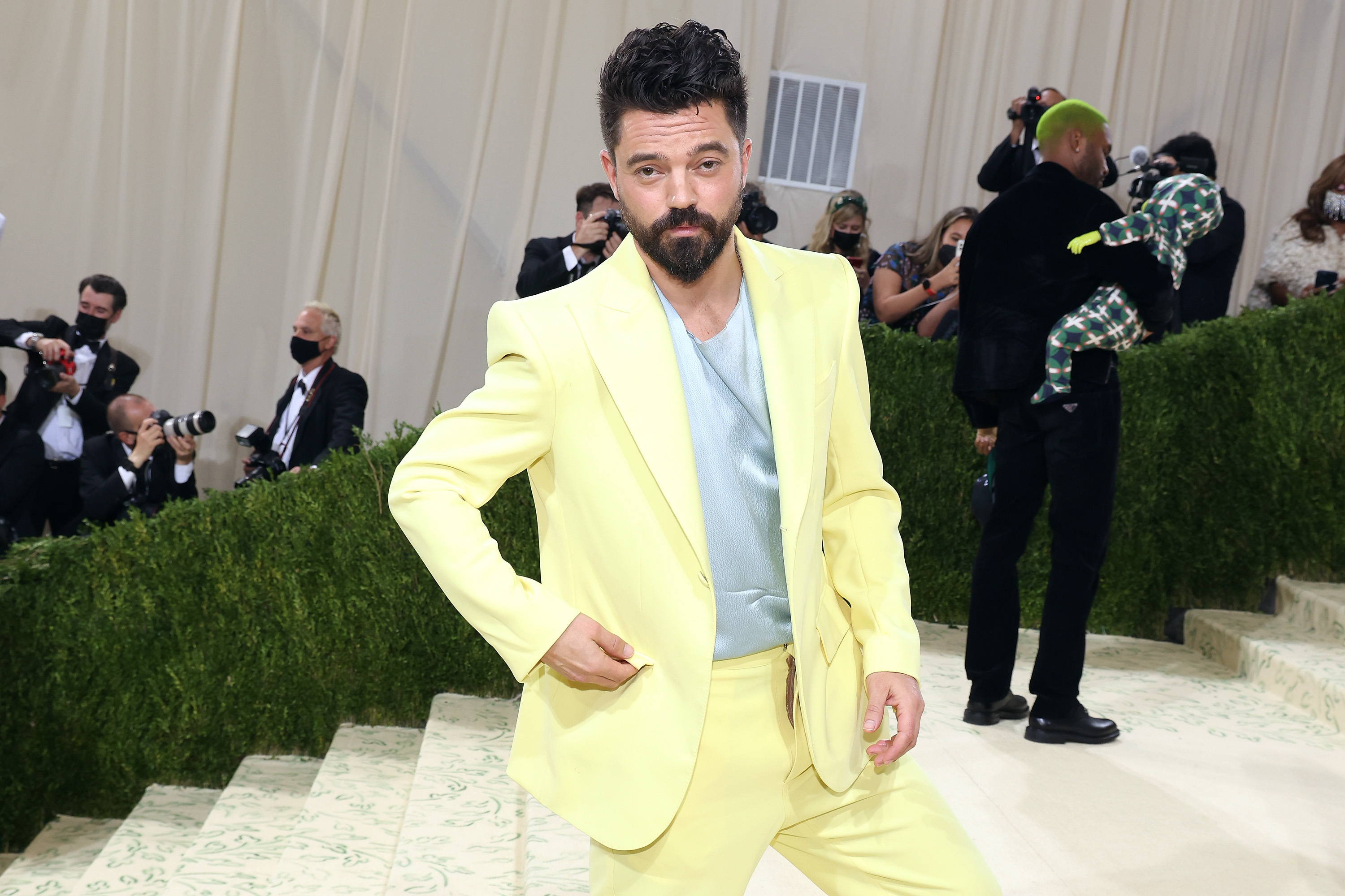 Dominic Cooper attends the 2021 Met Gala at the Metropolitan Museum of Art on September 13, 2021, in New York City. | Source: Getty Images