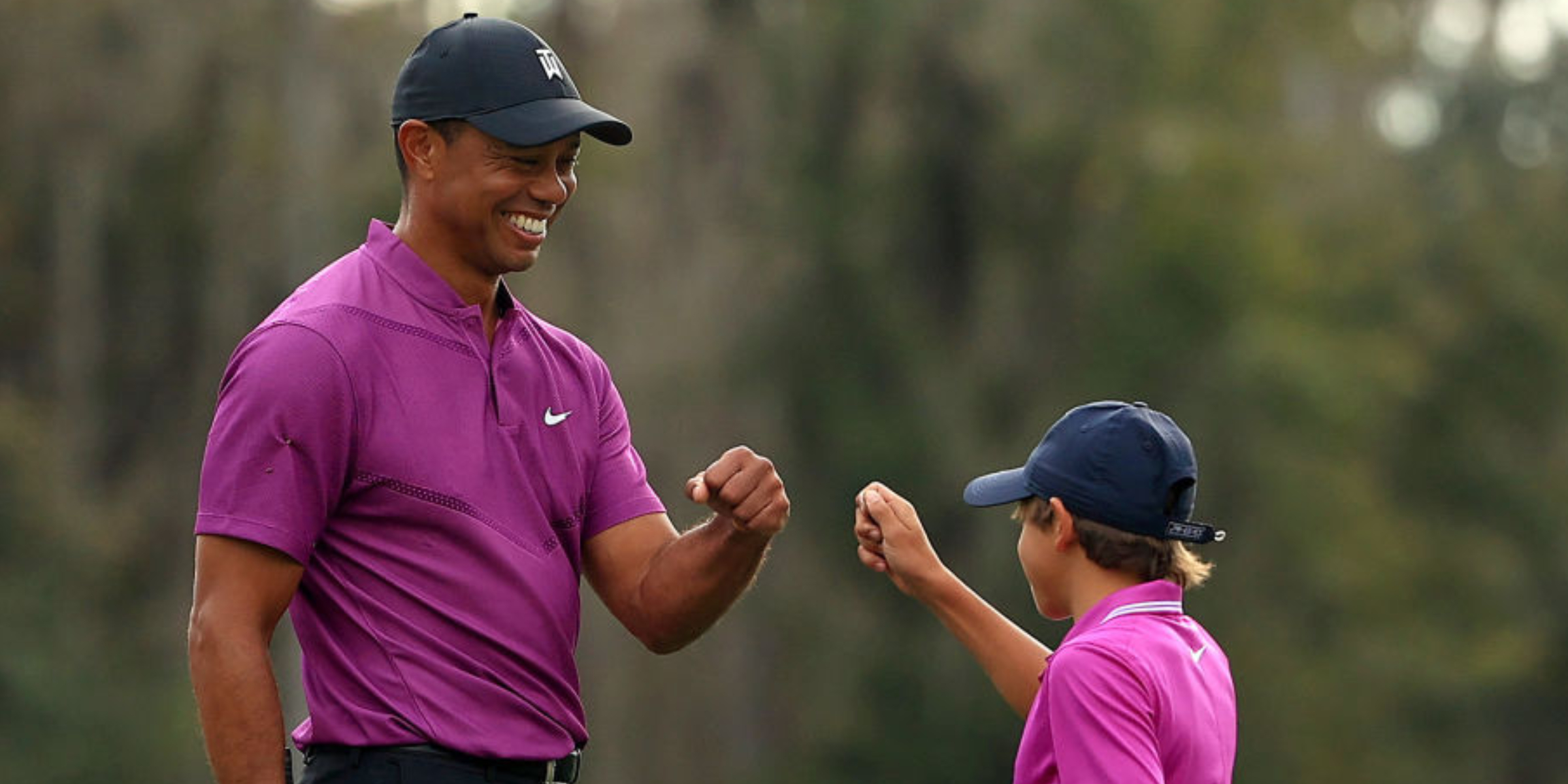 Tiger and Charlie Woods | Source: Getty Images