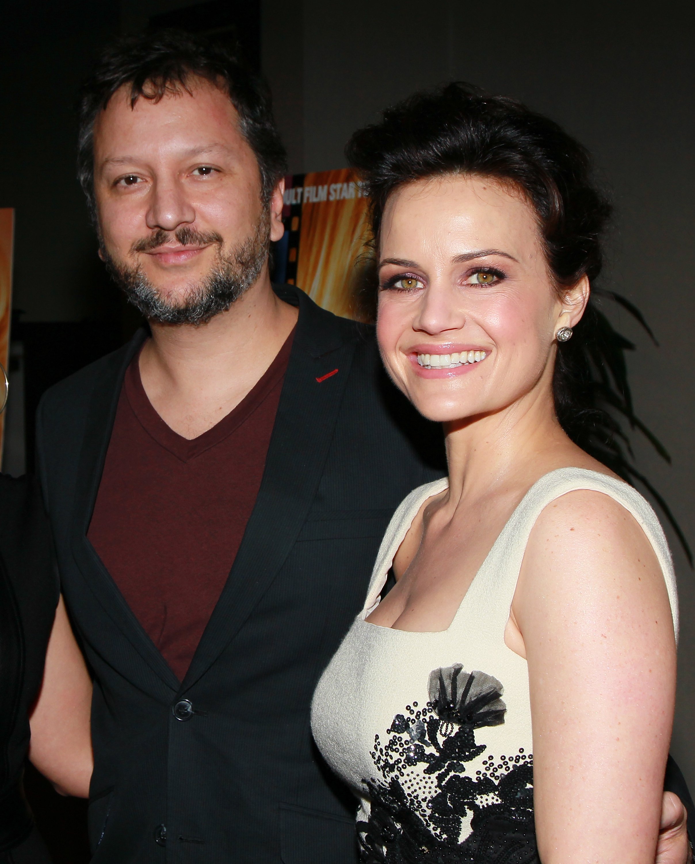 Sebastian Gutierrez and Carla Gugino at the Samuel Goldwyn Films' "Elektra Luxx" screening on March 4, 2011, in Beverly Hills, California. | Source: Getty Images