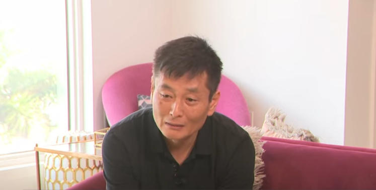 Pil Jye Ko talking to the press about his daughter's loss, from a news report dated July 31, 2025 | Source: YouTube/WPLG Local 10