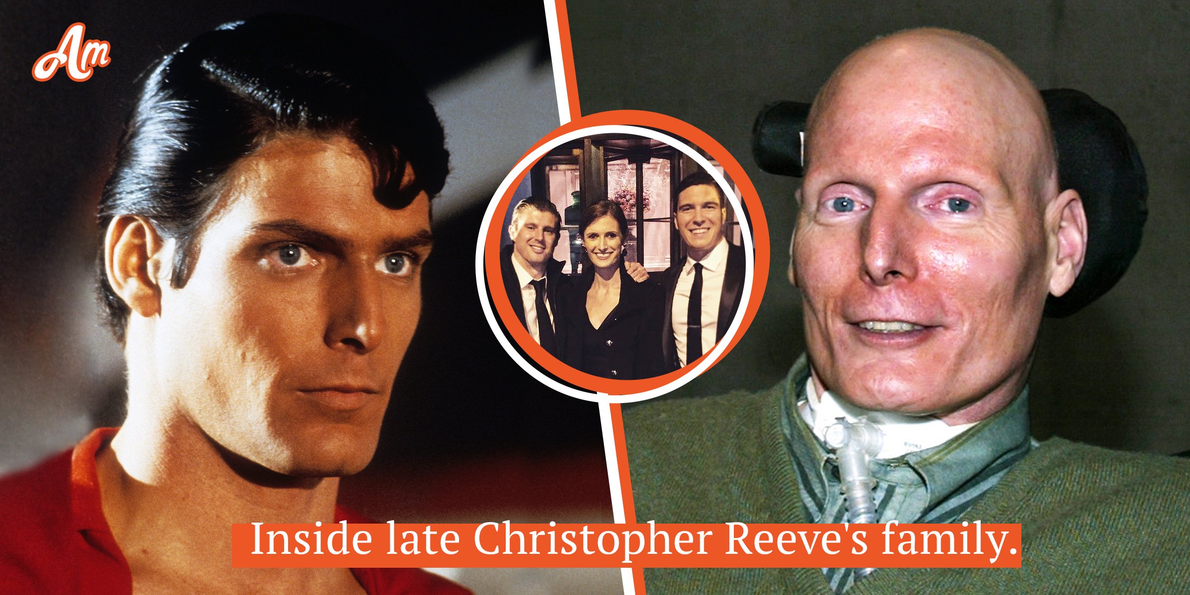Christopher Reeve | Matthew Reeve, Alexandra Reeve, and William Reeve | Source: Getty Images | Source: instagram.com/willreeve_ 