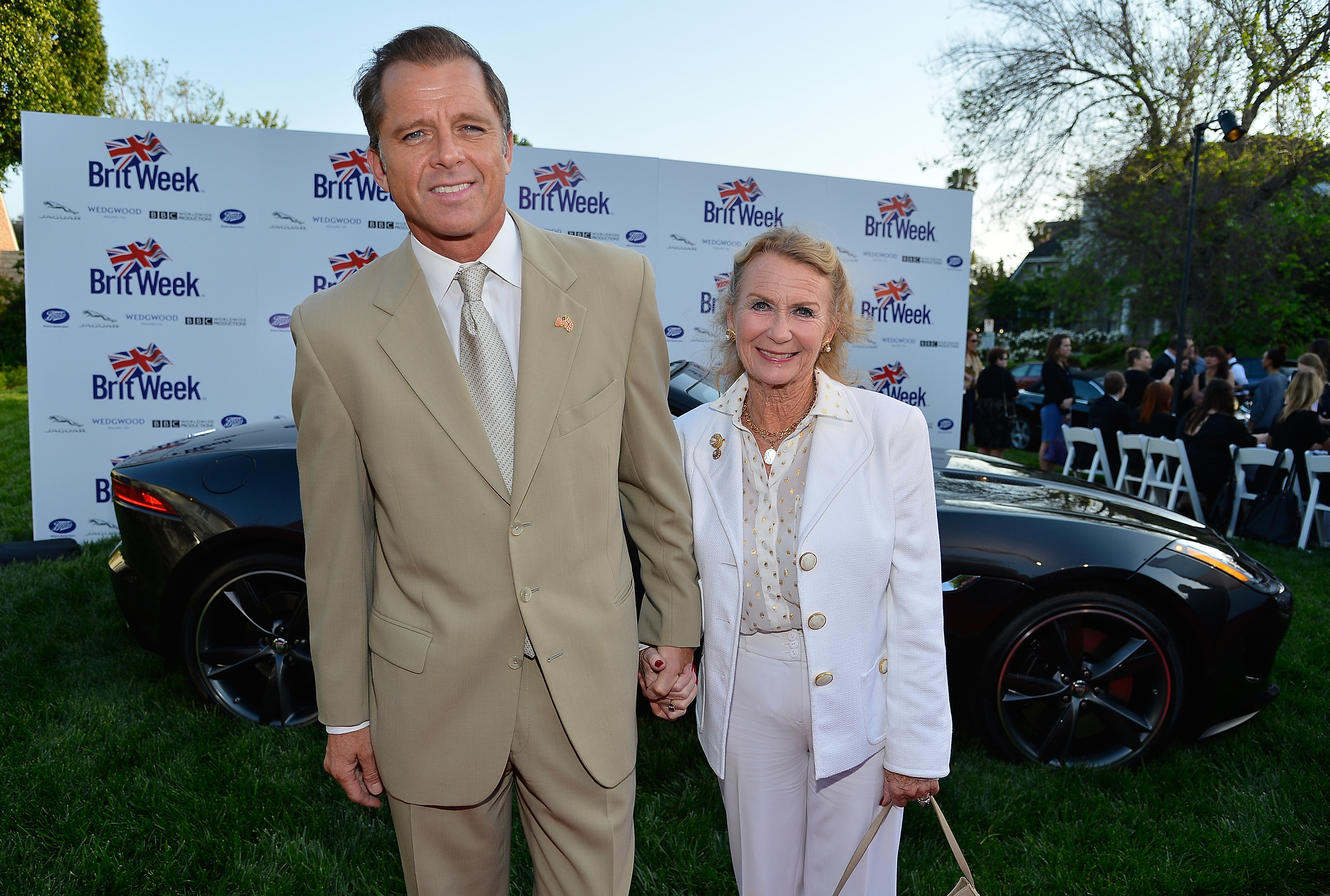 Max Caulfield and Juliet Mills attend the launch of the Seventh Annual BritWeek Festival "A Salute To Old Hollywood" on April 23, 2013, in Los Angeles, California. | Source: Getty Images