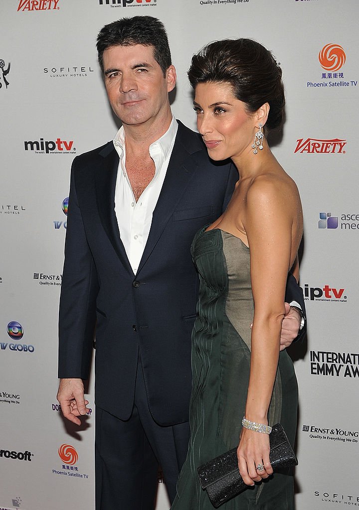 Simon Cowell and his fiancee Mezhgan Hussainy at the 38th International Emmy Awards at the New York Hilton and Towers on November 22, 2010 | Photo: Getty Image