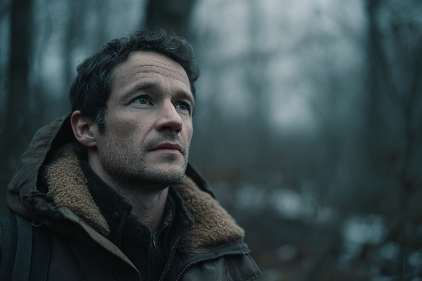 A man in a forest | Source: Midjourney