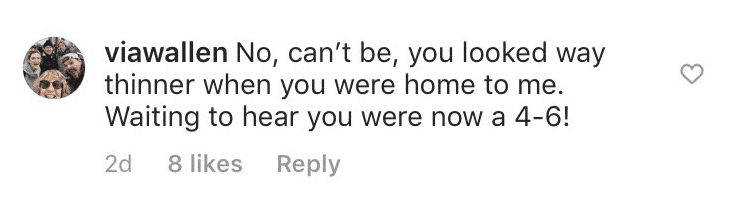 Another fan comment complimenting Hoda Kotb | Instagram: @hodaandjenna