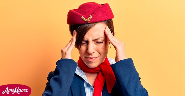 The stewardess was starting to develop a bad headache! | Photo: Shutterstock