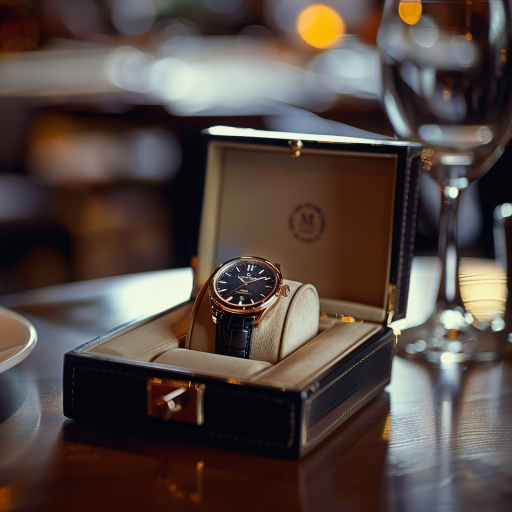 A watch in a box | Source: Midjourney