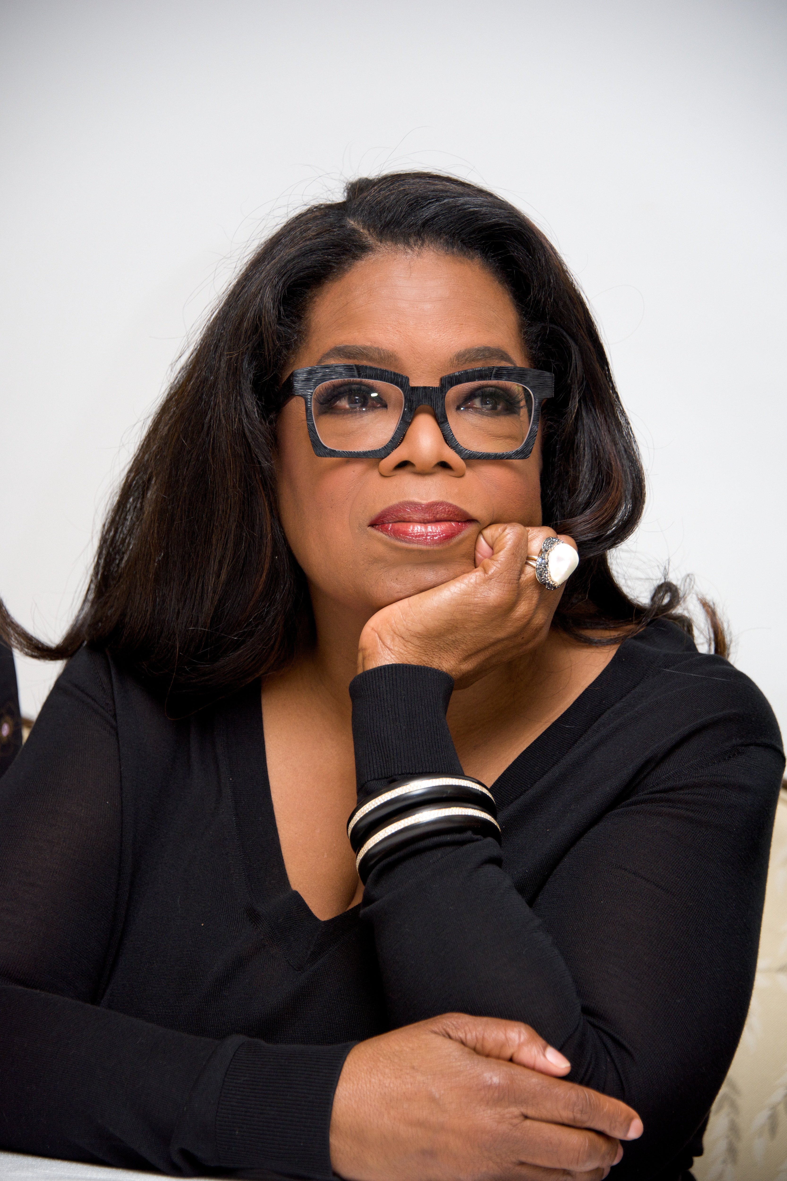 Media mogul Oprah Winfrey at the "Greenleaf" Press Conference held at the Four Seasons Hotel on September 26, 2016 in Beverly Hills, California. / Source: Getty Images