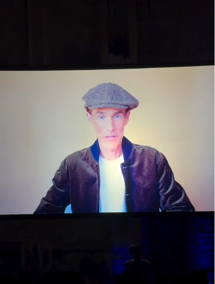 James Van Der Beek's appearance at the "Dawson Creek" reunion held at the Richard Rodgers Theater in New York on September 22, 2025 | Source: Instagram/backtoyoubobpod