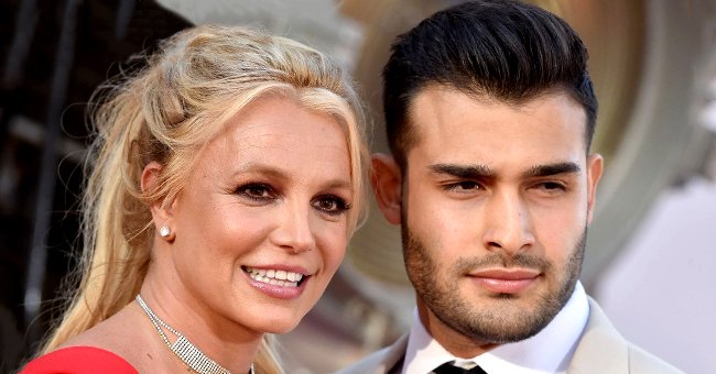 Britney Spears and Sam Asghari at Sony Pictures' "Once Upon a Time ... in Hollywood" Los Angeles premiere in Hollywood, California | Photo: Axelle/Bauer-Griffin/FilmMagic via Getty Images