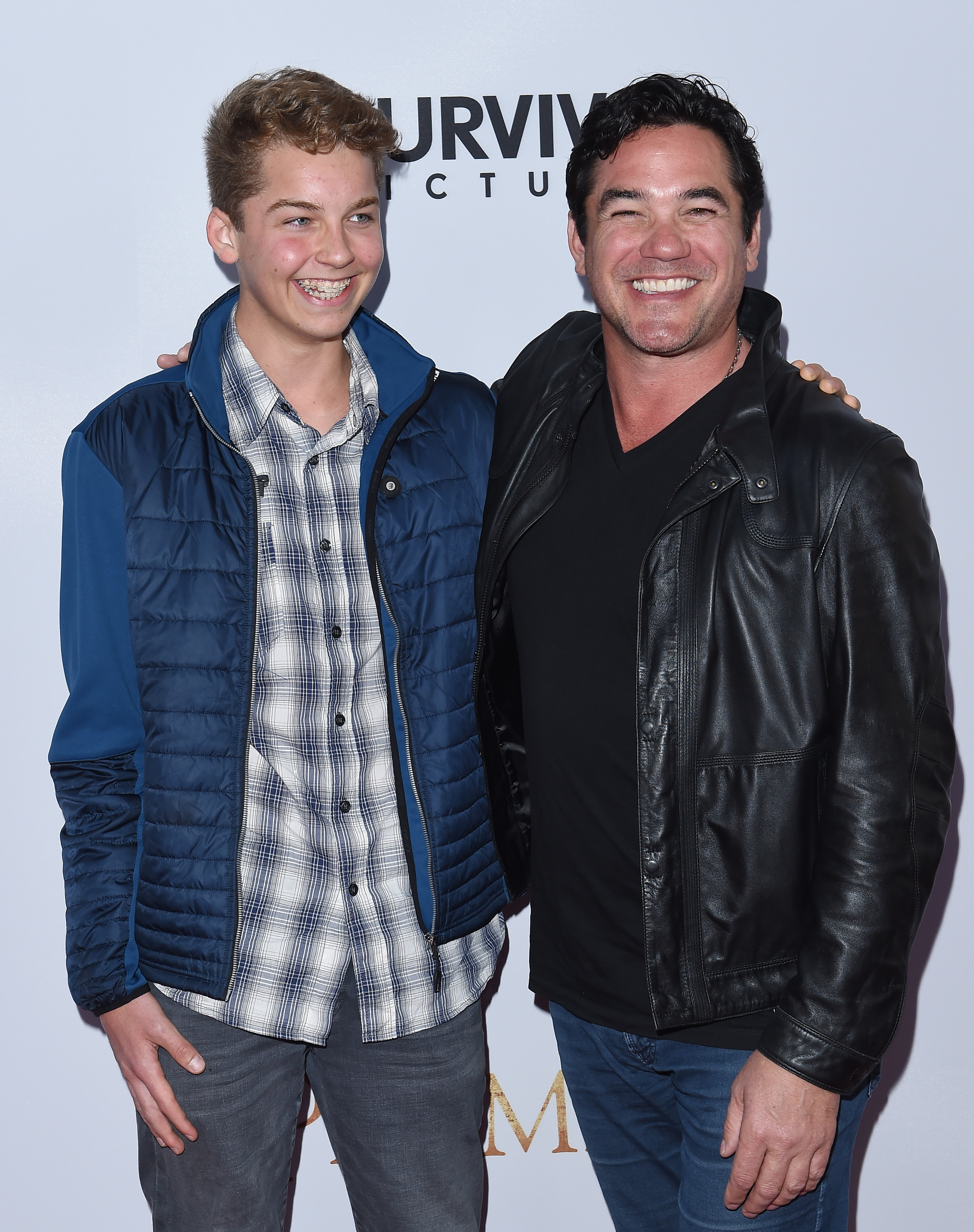 Christopher Cain and Dean Cain at the premiere of "The Promise," 2017 | Source: Getty Images