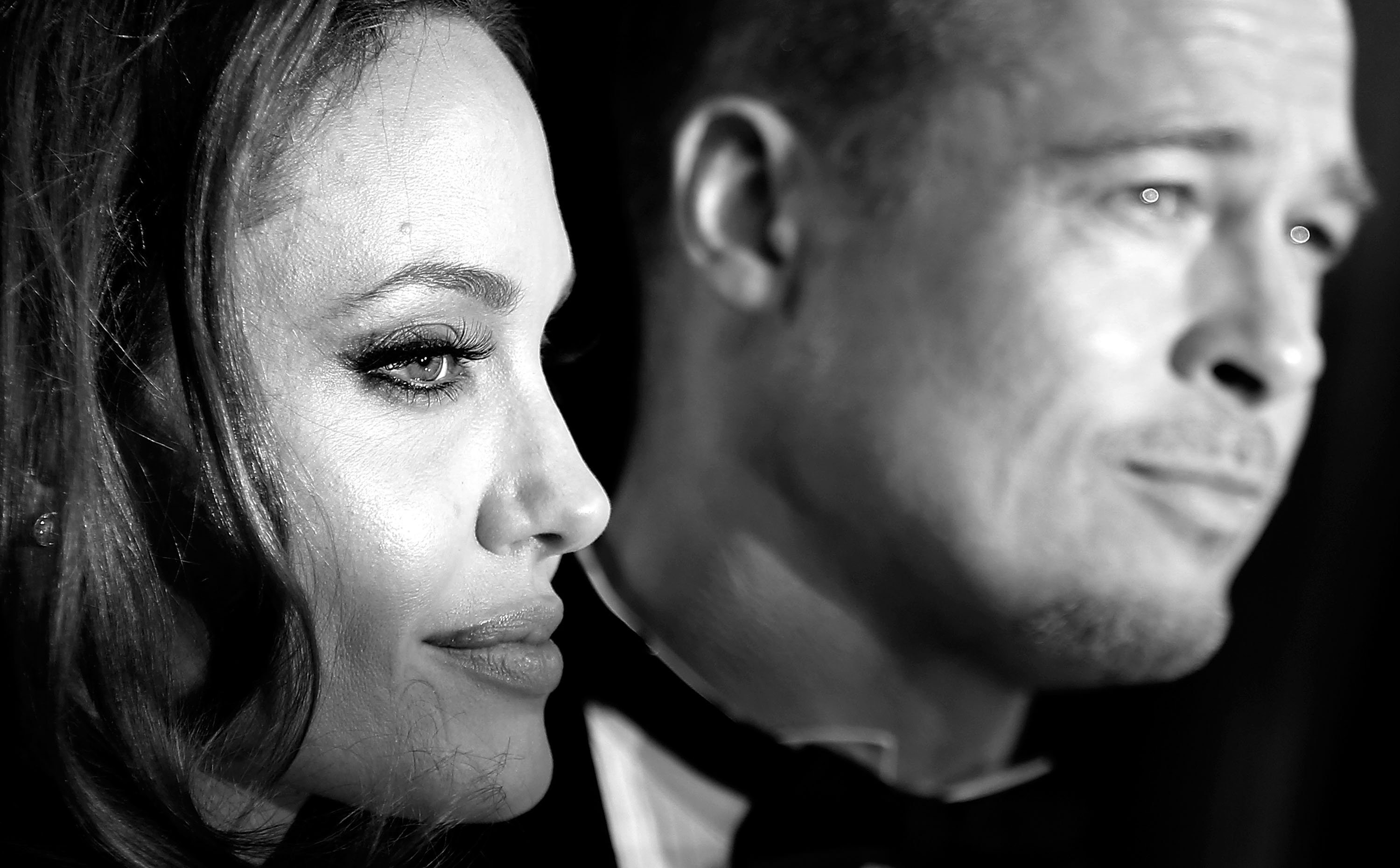 Angelina Jolie and Brad Pitt during the 2014 EE British Academy Film Awards in London, England on February 16, 2014 | Source: Getty Images