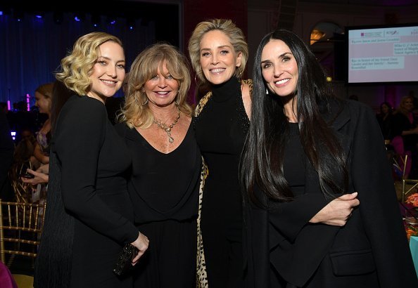 Honoree Kate Hudson, Goldie Hawn, Sharon Stone and Demi Moore | Photo: Getty Images