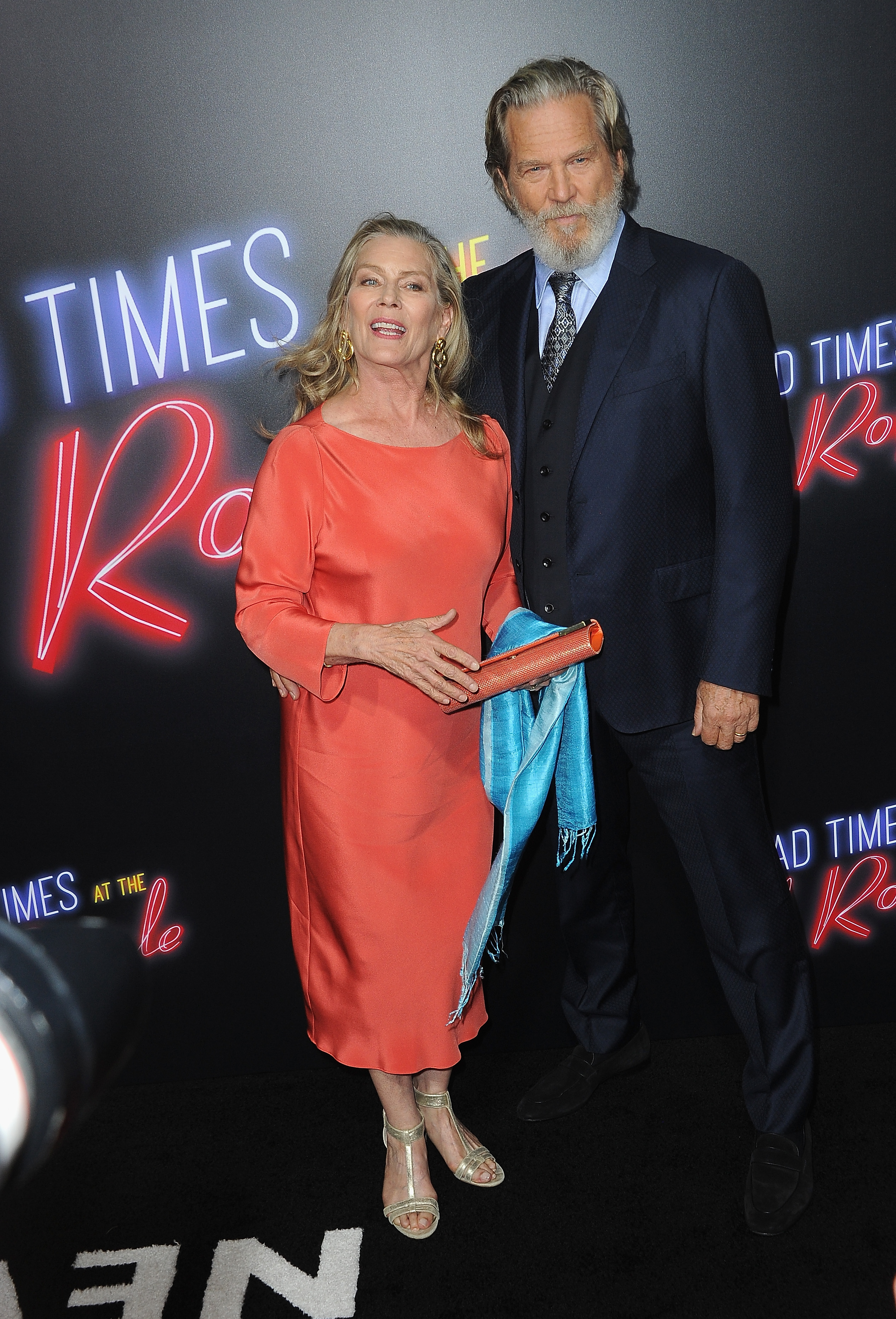 Susan and Jeff Bridges at the premiere of "Bad Times at The El Royale" on September 22, 2018, in Hollywood, California | Source: Getty Images