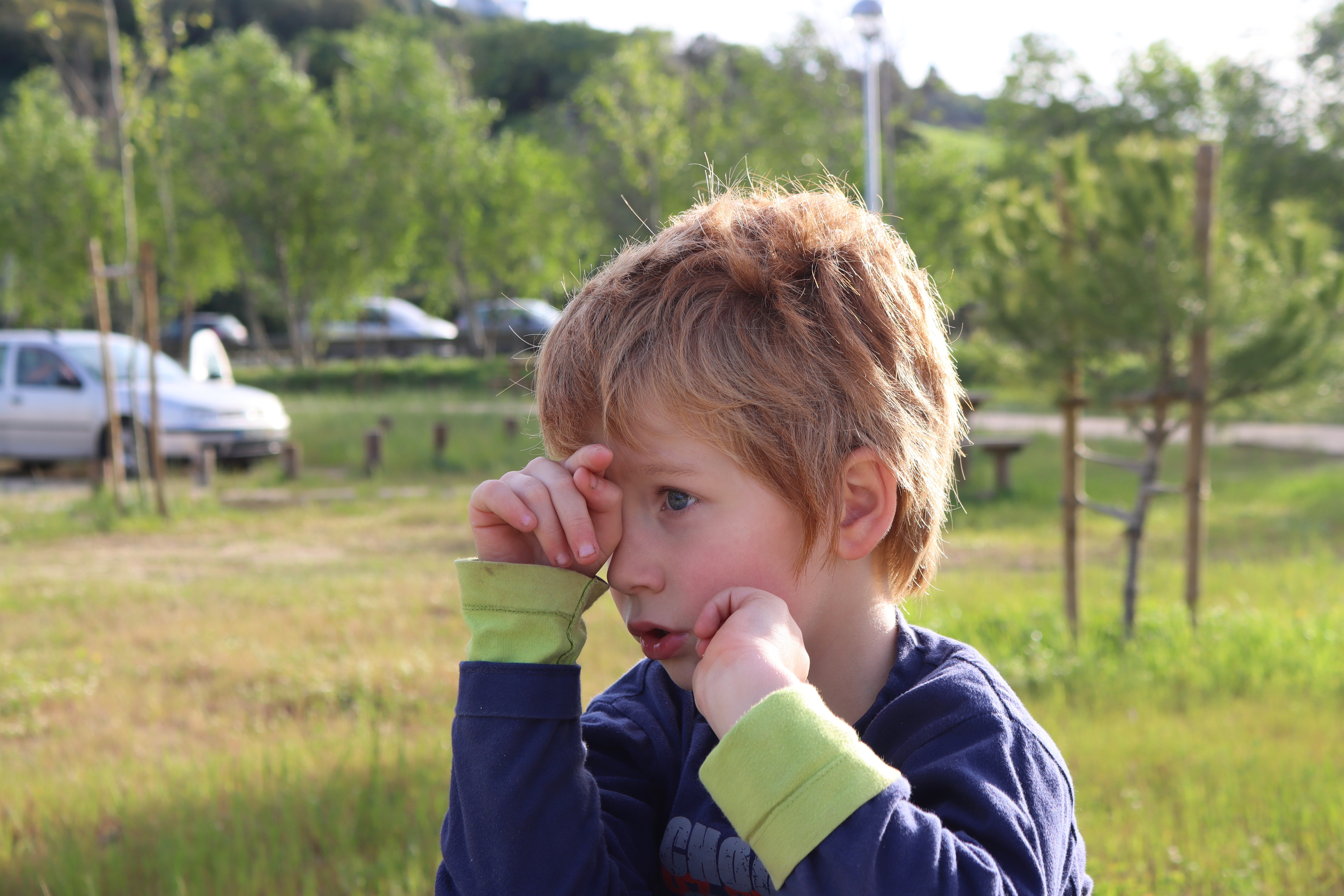 A pensive little boy | Source: Shutterstock