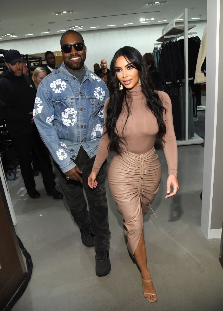 Kanye West and Kim Kardashian West celebrate the launch of SKIMS at Nordstrom NYC on February 05, 2020 in New York City. | Photo: Getty Images