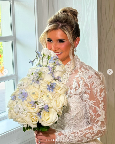 Teresa ODonnell posing for a picture on her wedding day, posted on August 18, 2024 | Source: Instagram/teresa.g_25 and theblakeodonnell