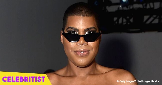 EJ Johnson turns heads in white fringed mini dress, flaunting his slim legs in new photo