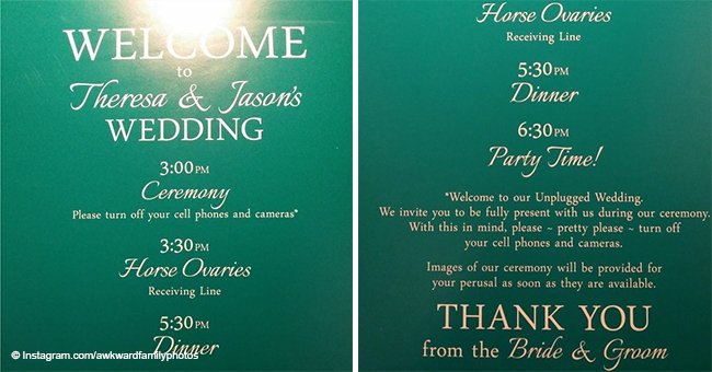 Photo of wedding day itinerary goes viral for a hilarious error