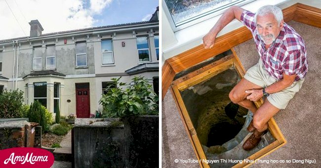 Couple found a well under their sofa and discovered they were sitting on a piece of history
