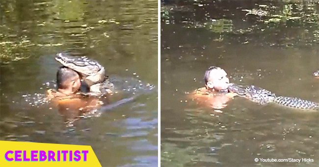 This swamp tour guide went viral after feeding alligators from his mouth (video)