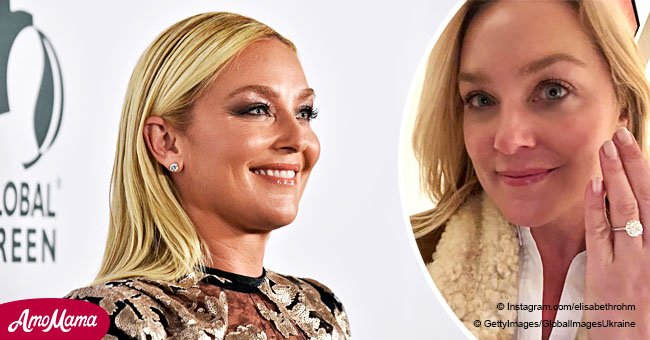  'Law & Order’ star Elisabeth Rohm flaunts huge diamond ring revealing she said ‘Yes’