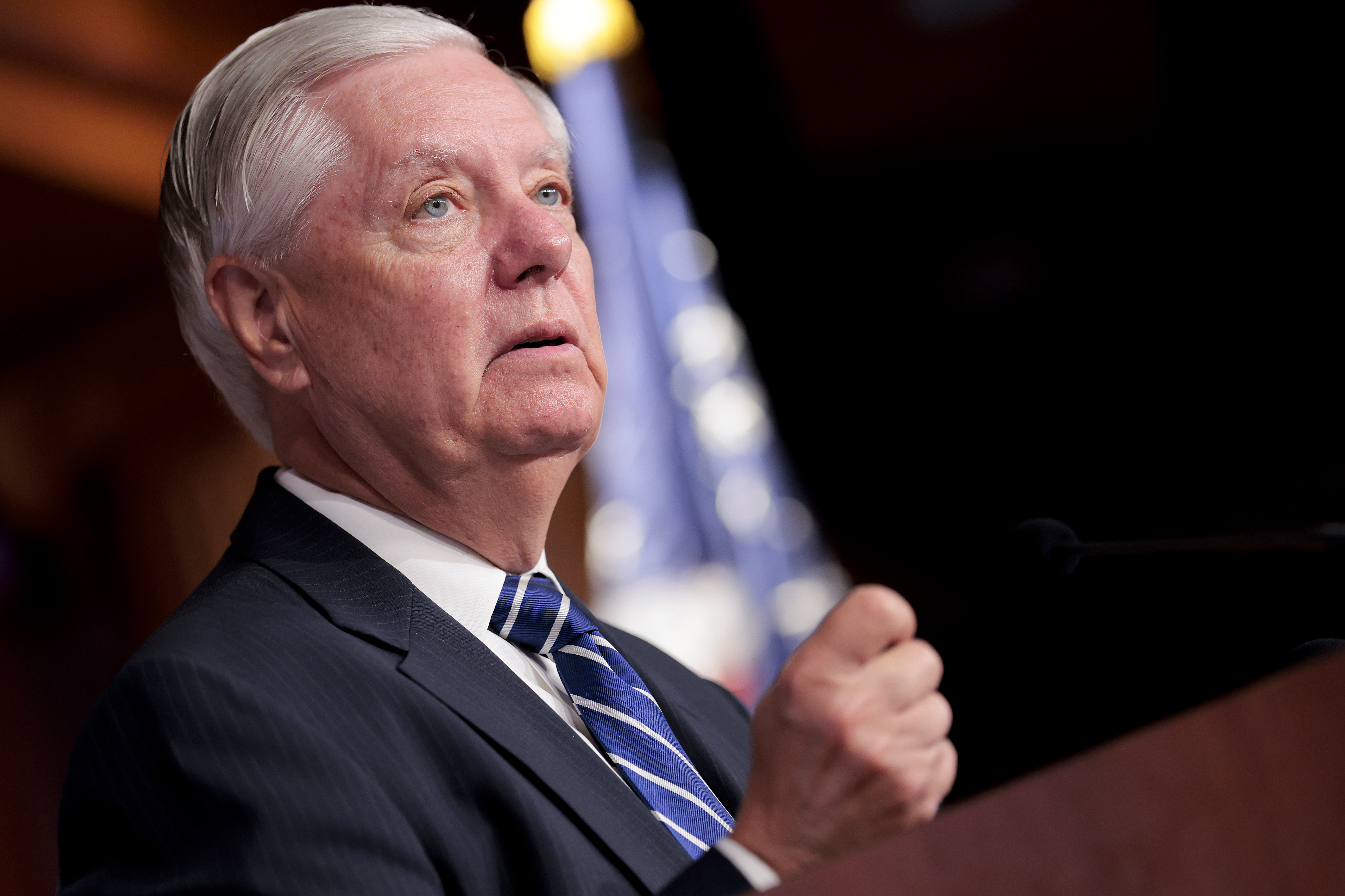 Lindsey Graham represented South Carolina in the U.S. Senate for more than two decades before his death. His passing led Governor Henry McMaster to appoint a temporary replacement to serve the rest of his term. | Source: Getty Images