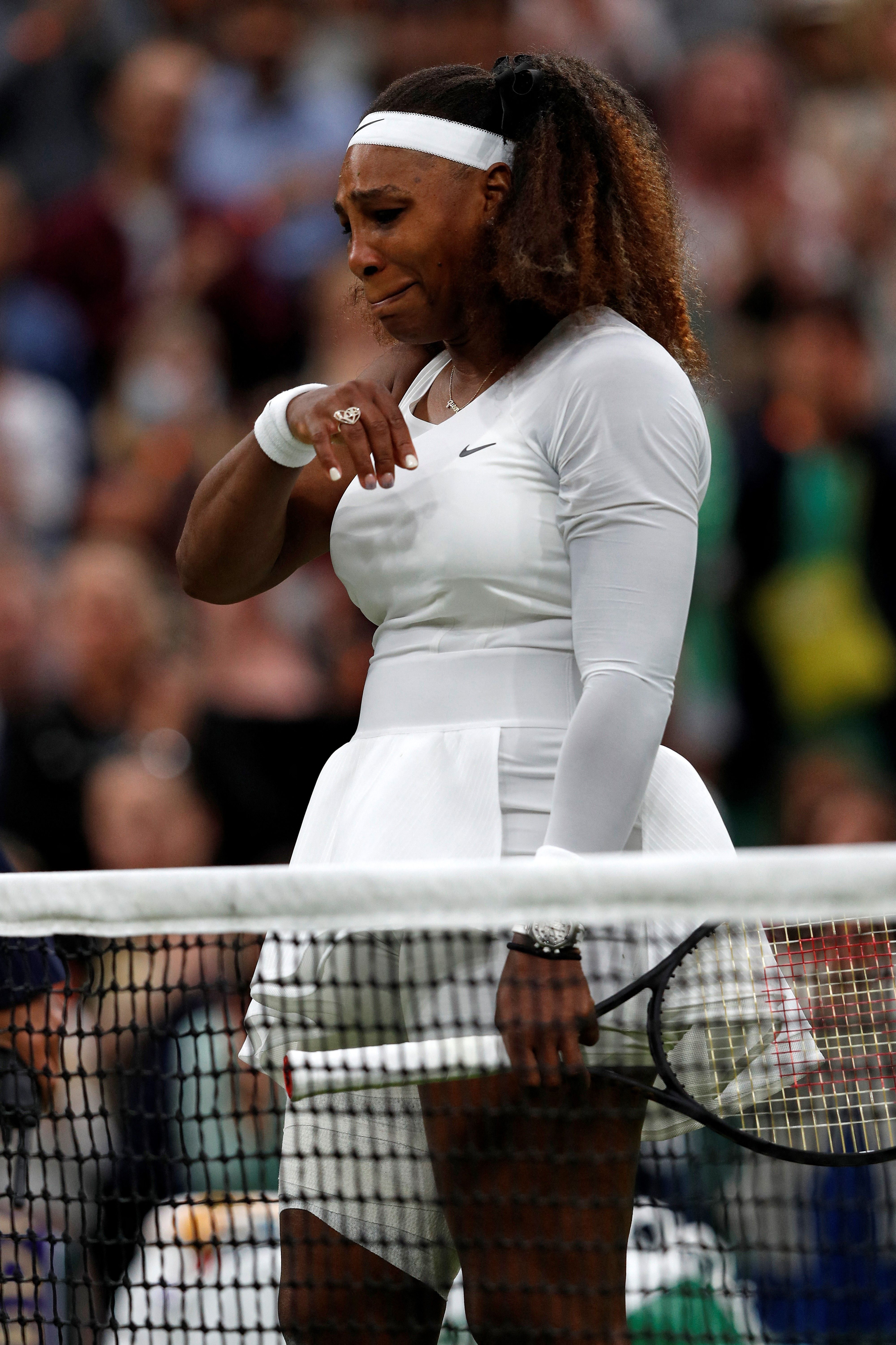 Serena Williams in Wimbledon, südwestlich von London, am 29. Juni 2021 | Quelle: Getty Images