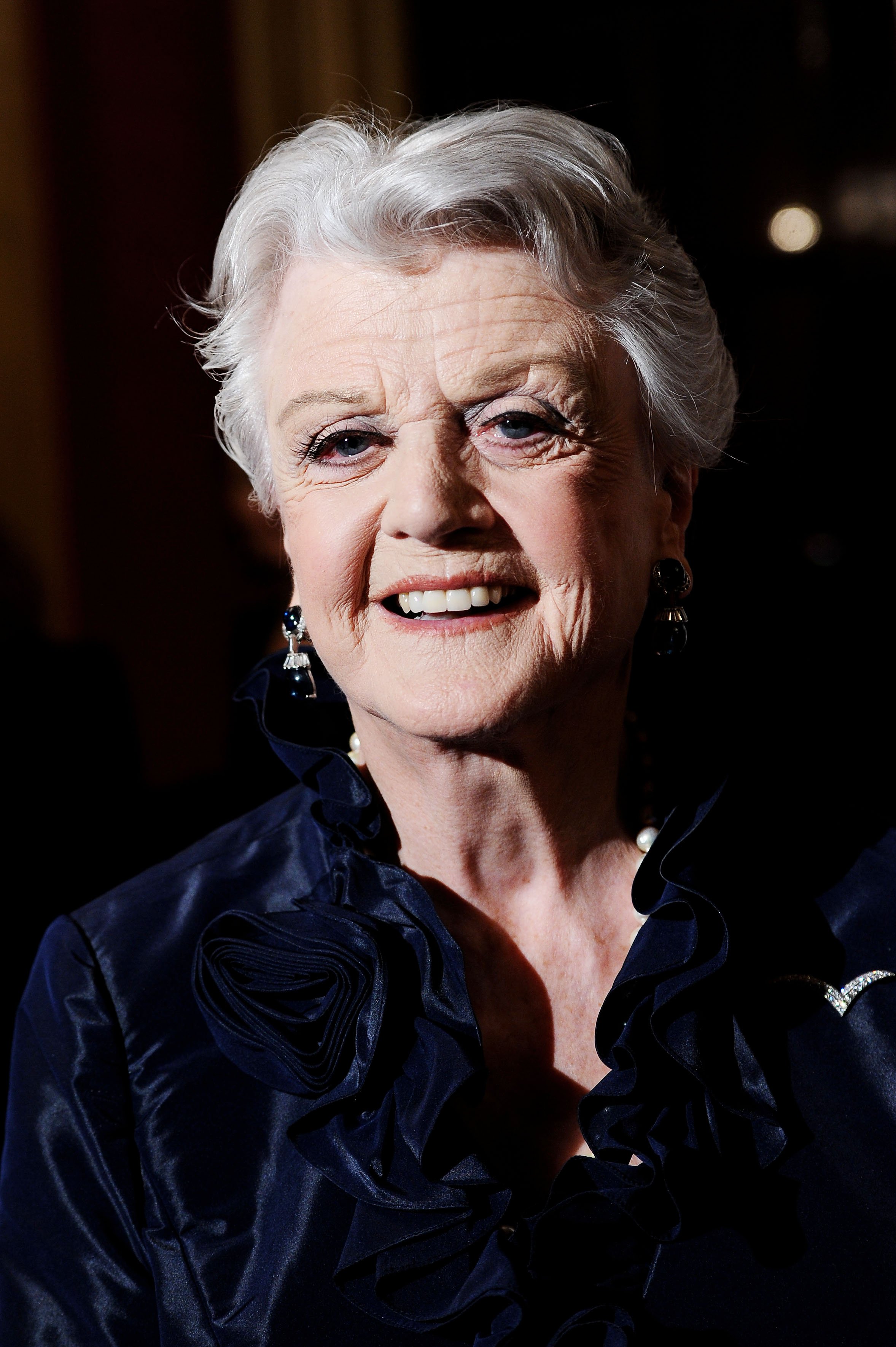 Angela Lansbury poses in the press room during The Olivier Awards 2011 at Theatre Royal on March 13, 2011, in London, England. | Source: Getty Images