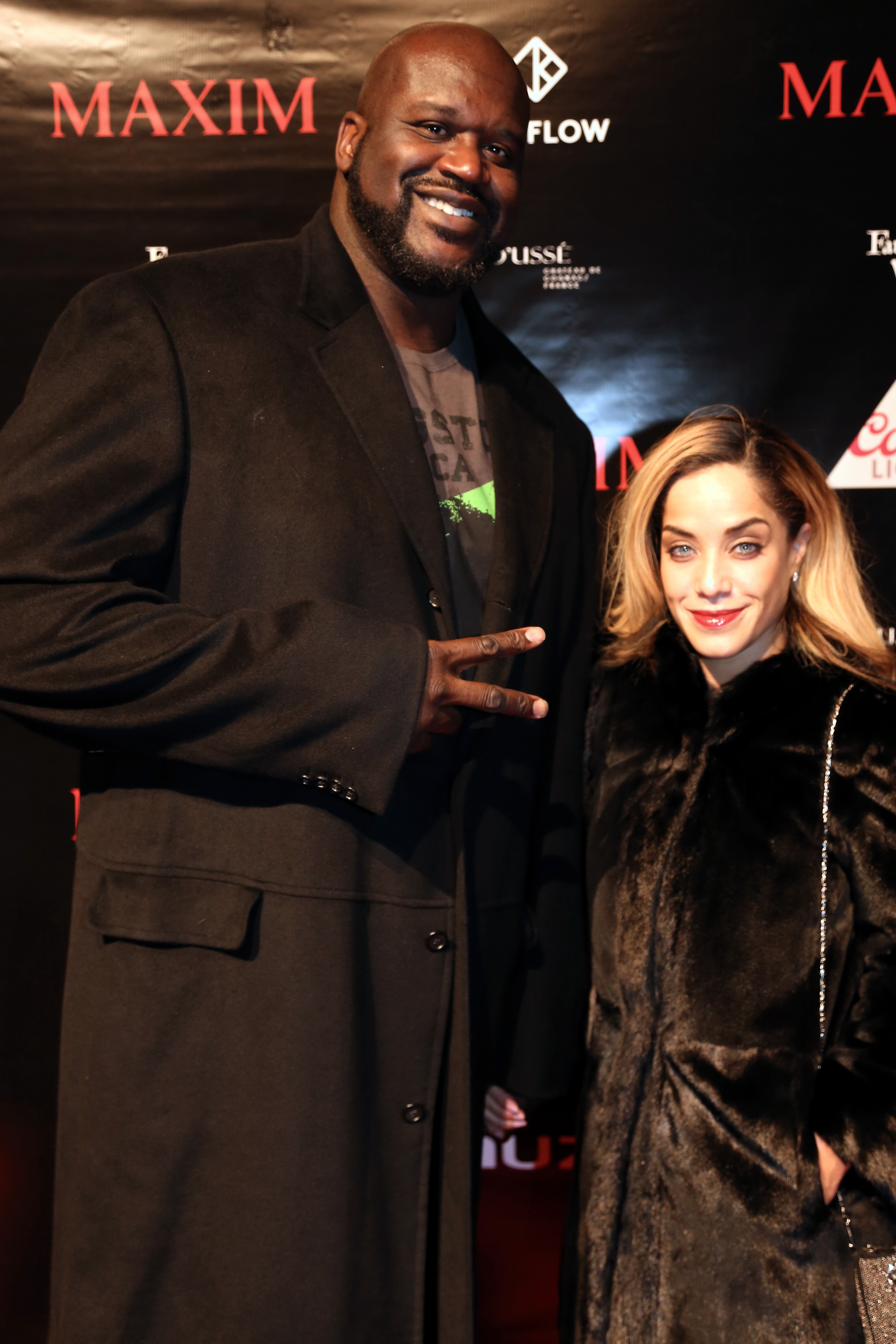 Shaquille O'Neal and Laticia Rolle attend the 2016 NBA All-Star Weekend Maxim Party at Muzik on February 12, 2016, in Toronto, Canada. | Source: Getty Images