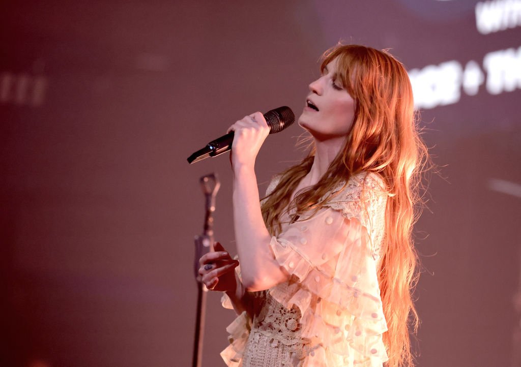 Florence Welch during the iHeartRadio Album Release Party with Florence + The Machine at iHeartRadio Theater on May 2, 2022 in Burbank, California. | Source: Getty Images