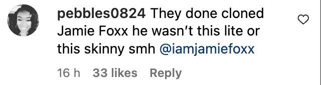 Comments about Jamie Foxx | Source: Instagram.com/iamjamiefoxx