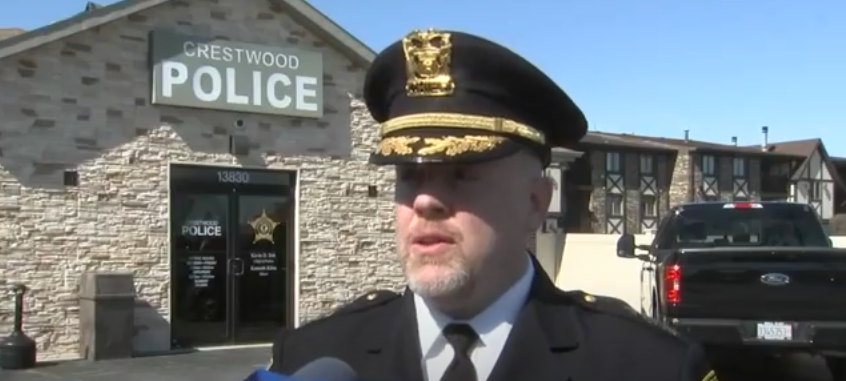 A photo of a Police Officer sharing a statement about Dane Koteski's death from a video posted on March 11, 2025 | Source: YouTube/@ABC7Chicago