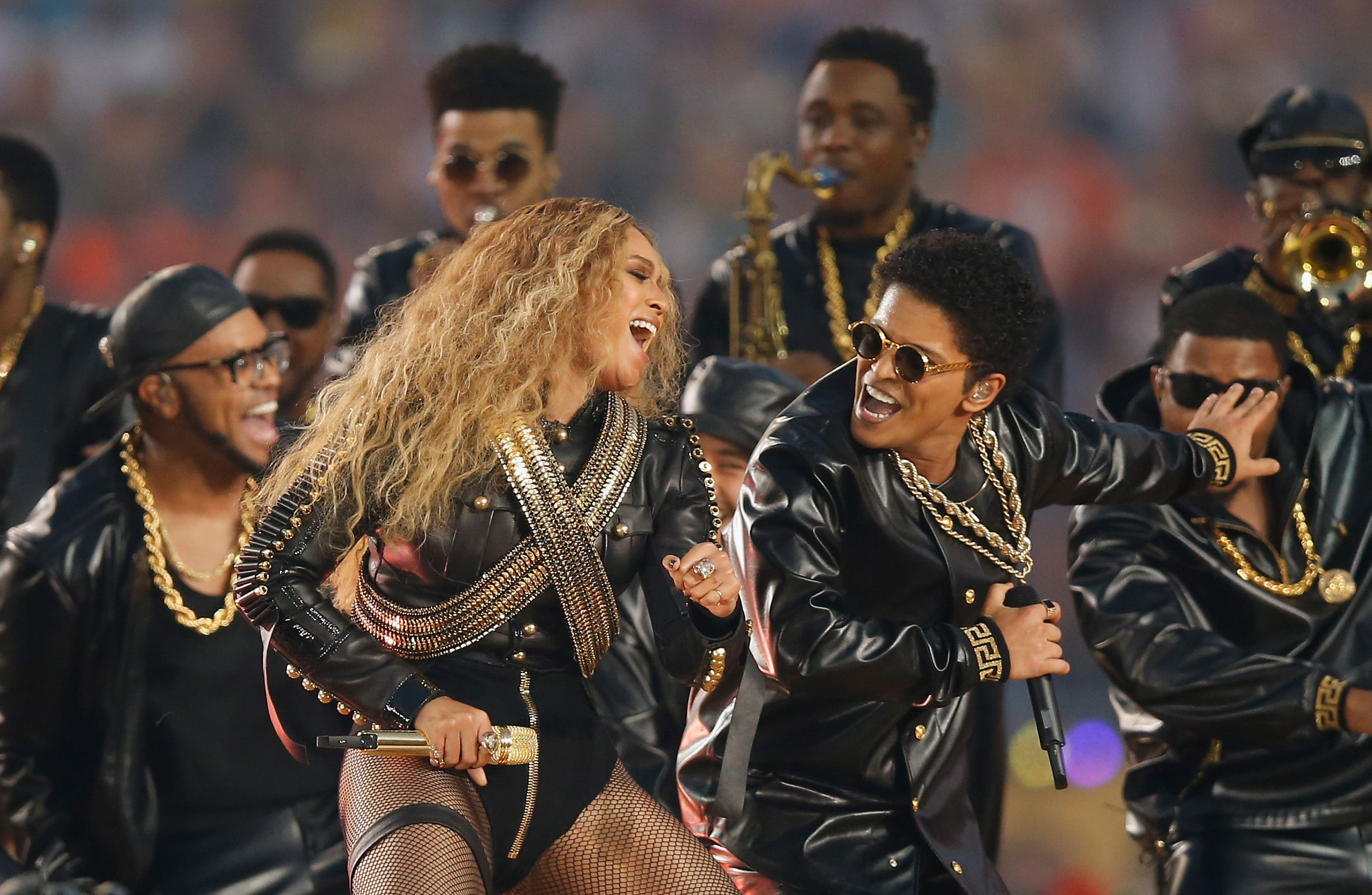 Beyonce at the Pepsi Super Bowl 50 Halftime Show in February 2016 in Santa Clara, California | Source: Getty Images