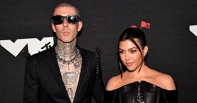 Travis Barker and Kourtney Kardashian at the 2021 MTV Video Music Awards on September 12, 2021 in the Brooklyn borough of New York City. | Photo: Getty Images