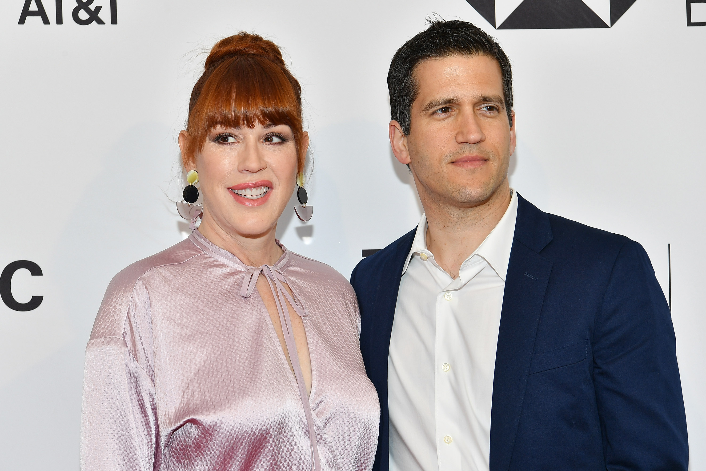 Molly Ringwald and Panio Gianopoulos are pictured at the screening of "All These Small Moments" during the 2018 Tribeca Film Festival at SVA Theatre on April 24, 2018, in New York City | Source: Getty Images