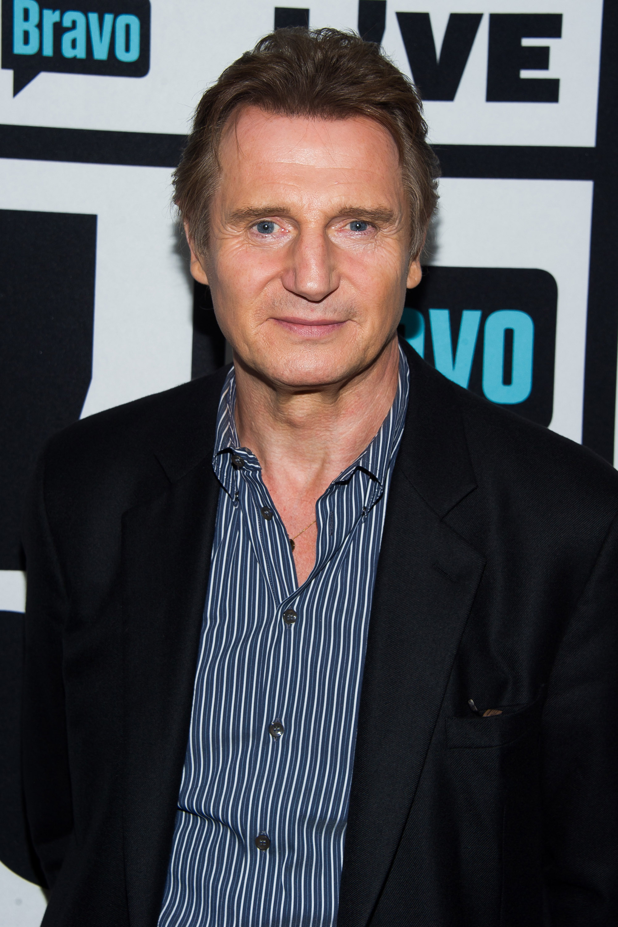 Liam Neeson ahead of his appearance on "Watch What Happens Live" on September 18, 2014 | Source: Getty Images