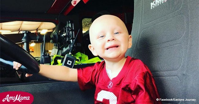 2-year-old boy beats rare form of cancer twice