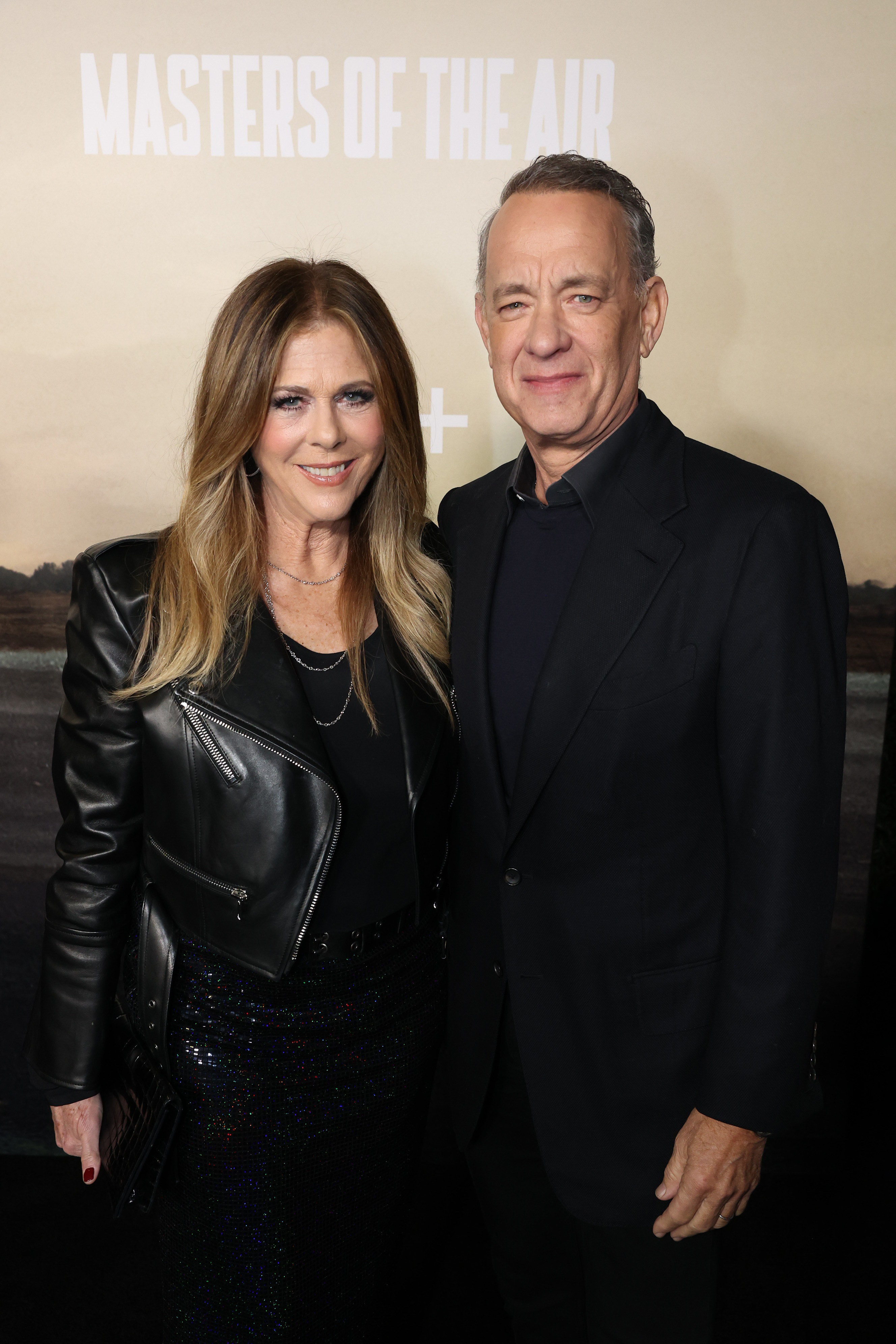 Rita Wilson and Tom Hanks at the "Masters of Air" LA premiere in January 2024 | Source: Getty Images