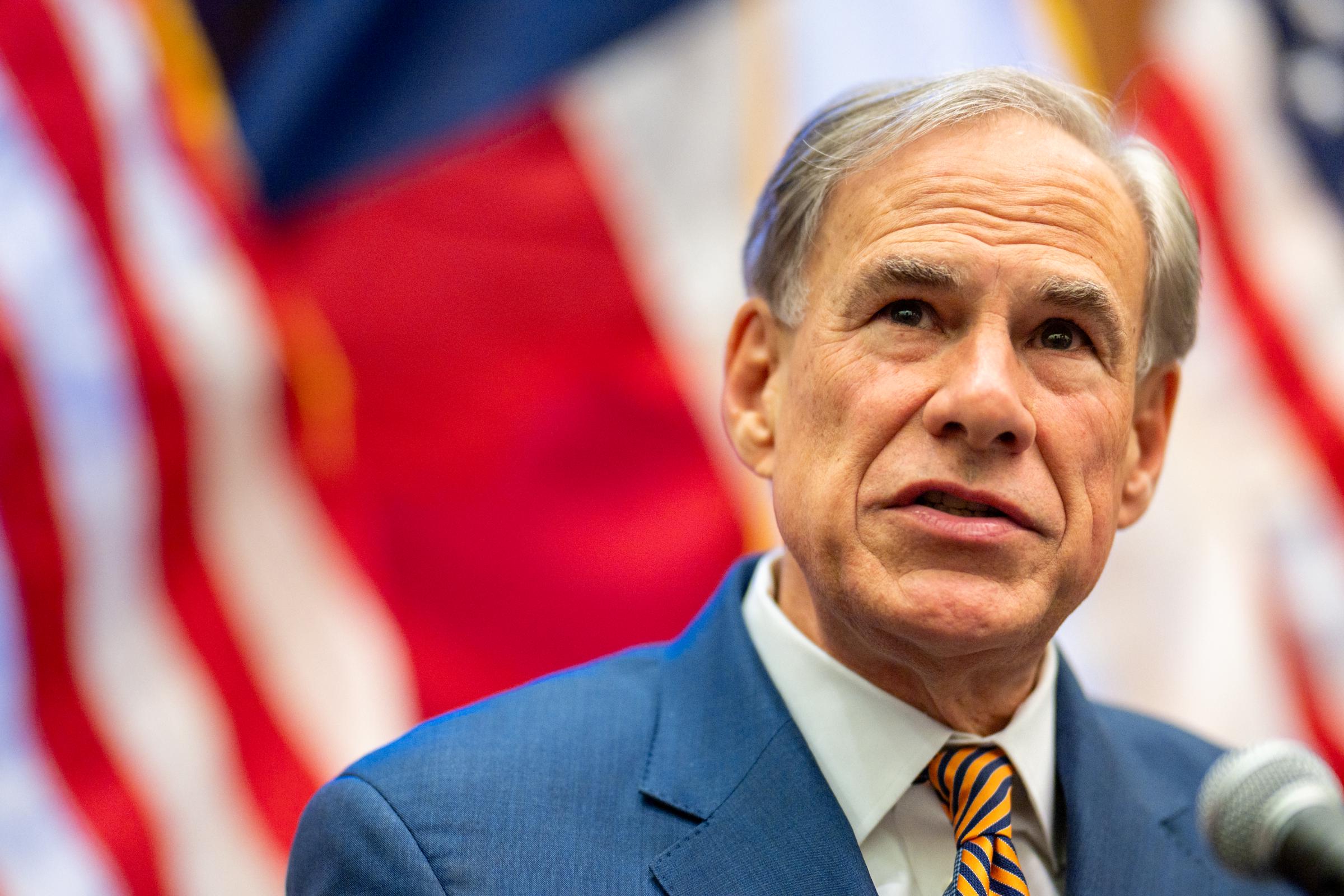 Greg Abbott speaks during a press conference in Austin, Texas, on August 15, 2025 | Source: Getty Images